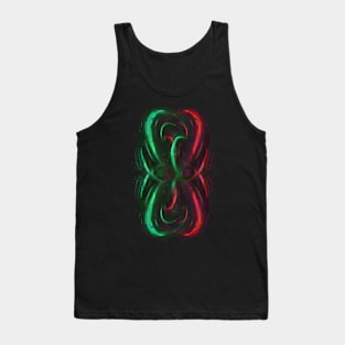 Green and red abstract Tank Top